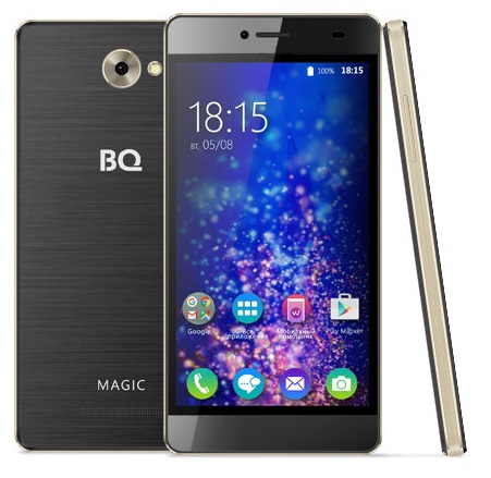 Смартфон BQ Magic Black+Gold (BQ-5070); 5"IPS(1280x720);