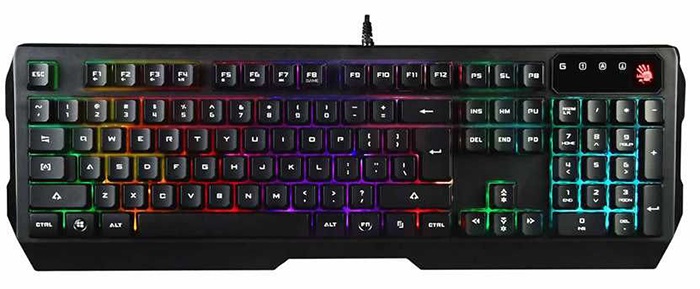 Клавиатура A4Tech Bloody Q135; мембранная; 8