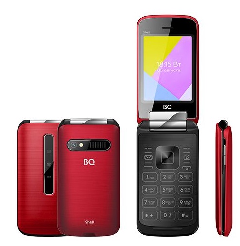 Мобильный телефон BQ Shell New Red