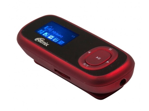 MP3-плеер Ritmix RF-3410 Red (RF-3410); 1"(128x64);