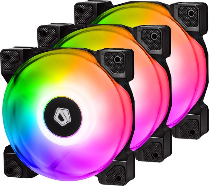 Вентилятор 120мм (набор 3 шт.+ контроллер+