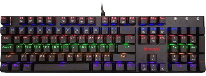 Клавиатура Redragon Rudra (78341); механическая; Outemu