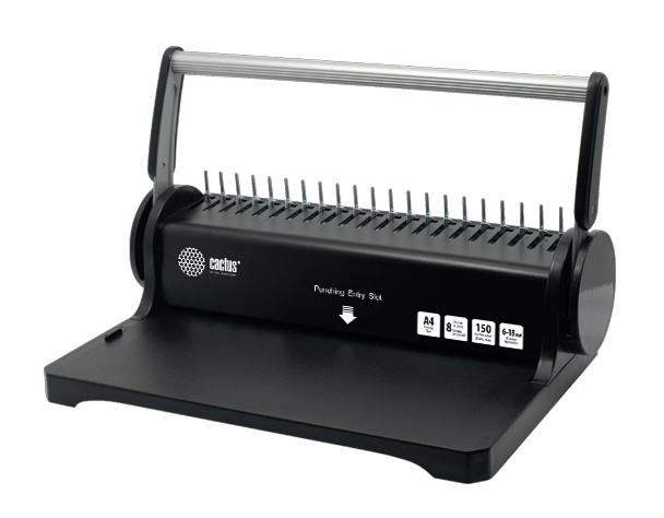 Переплетчик A4 Cactus CS-BM-CL8; на пластиковую Переплетчик A4 Cactus CS-BM-CL8; на пластиковую