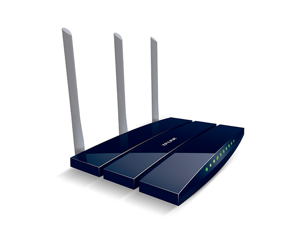 Маршрутизатор TP-Link TL-WR1045ND; 450 Мбит/сек; 2.4