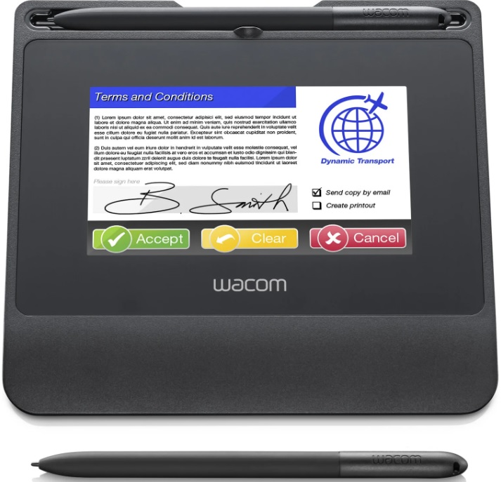 Графический планшет для подписи Wacom STU-540;