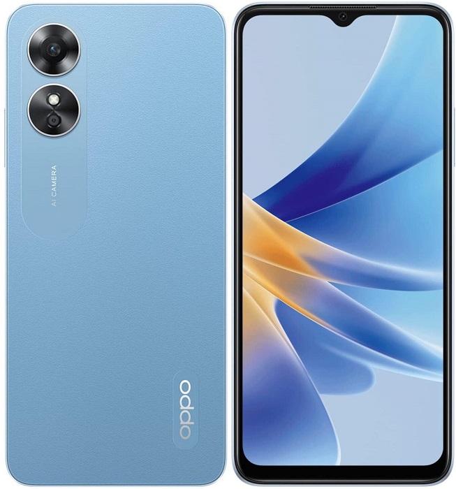 Смартфон Oppo A17 4/64Гб Blue (CPH2477);