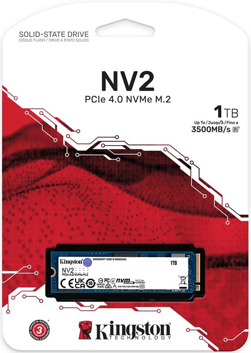 SSD-накопитель M.2 NVMe 1Тб Kingston NV2