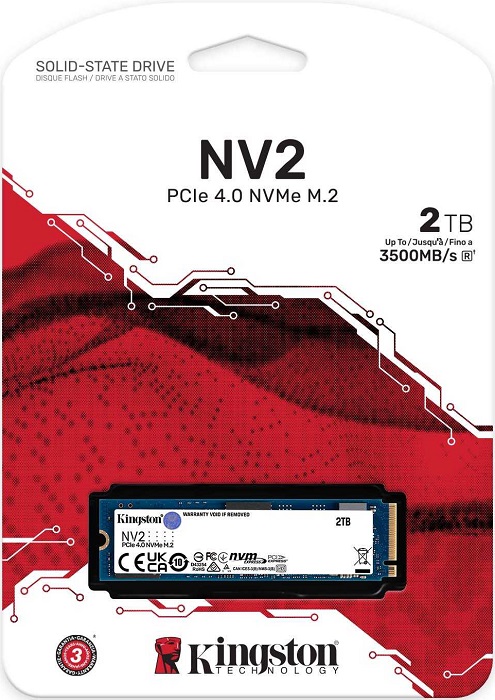 SSD-накопитель M.2 NVMe 2Тб Kingston NV2