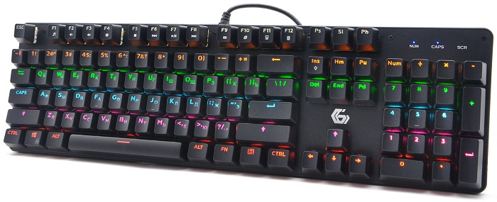 Клавиатура Gembird Chaser Optima (KB-G530L); механическая;