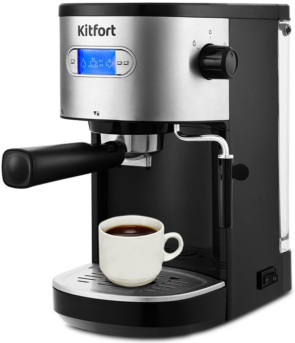 Кофеварка рожковая KitFort KT-740; 1100/1450 Вт;