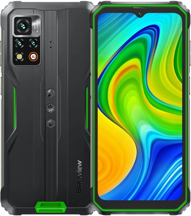 Смартфон Blackview BV9200 8/256Гб Green; 6.6"IPS(2408x1080);