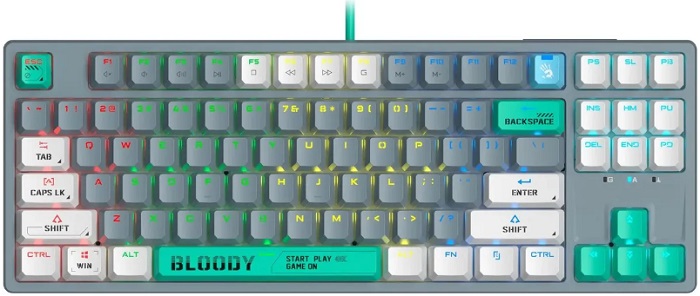 Клавиатура A4Tech Bloody S87 Energy Ash;