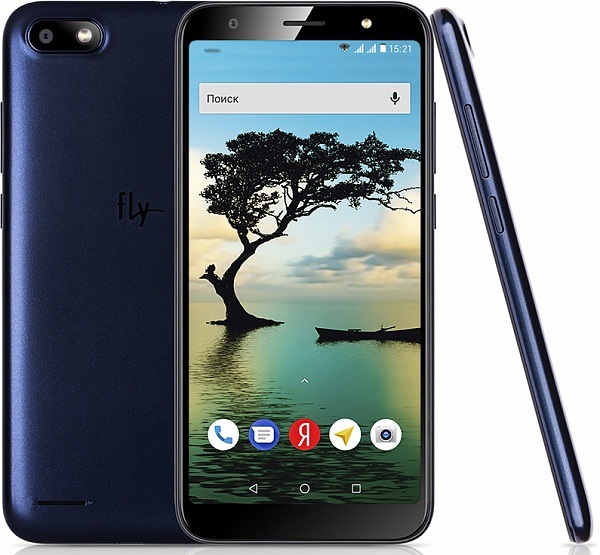 Смартфон Fly Slimline Blue; 5.45"IPS(1440x720); MediaTek