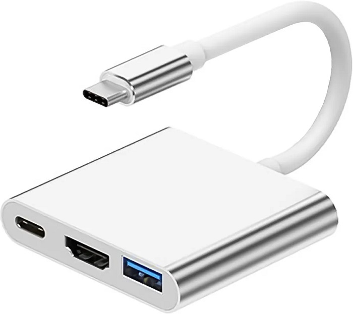 USB-хаб TypeC Jet.A JA-HV10 Silver; 3