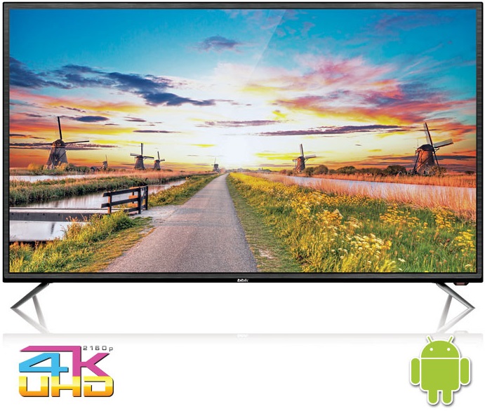 Телевизор 65" BBK 65LEX-6027/UTS2C; Direct LED;