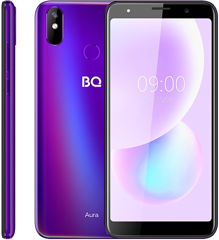 Смартфон BQ Aura 2/16Гб Violet vibes