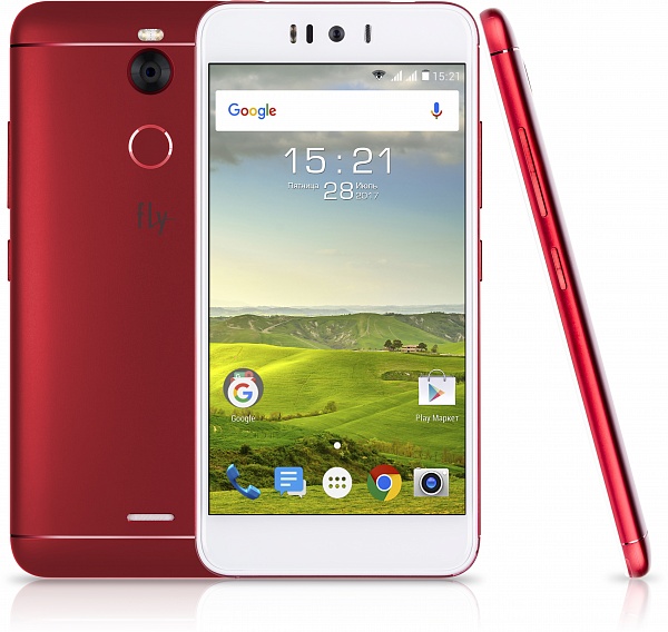Смартфон Fly Selfie 1 Red (FS520);