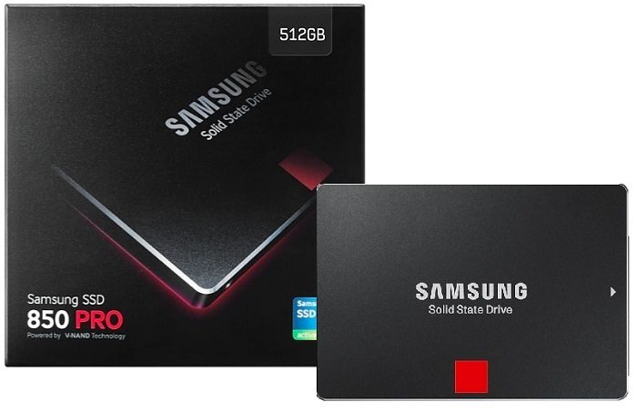 SSD-накопитель 2.5" 512Гб Samsung 850 PRO