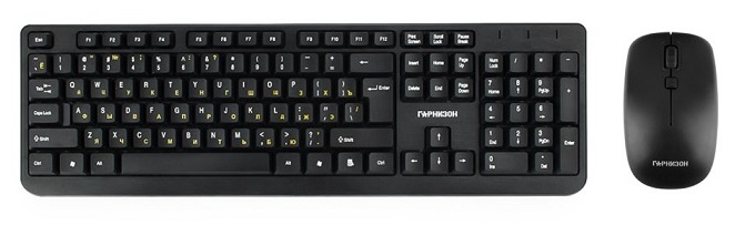 Комплект клавиатура + мышь Гарнизон GKS-100;