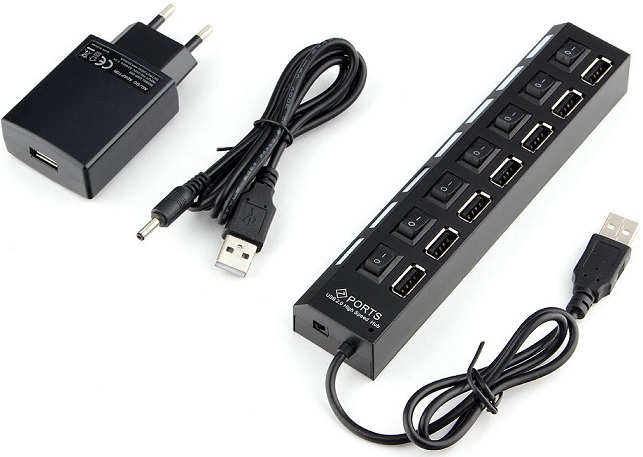 USB-хаб Gembird UHB-U2P7-02; 7 портов с