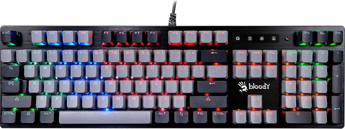 Клавиатура A4Tech Bloody B828N; оптомеханическая; LK