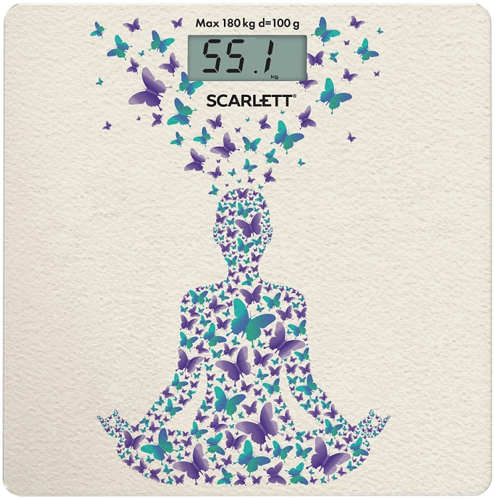 Весы напольные Scarlett SC-BS33E098; 180 кг;