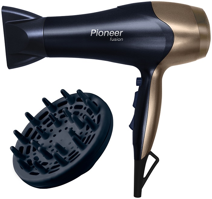Фен Pioneer HD-2200DC; 2200 Вт; 2