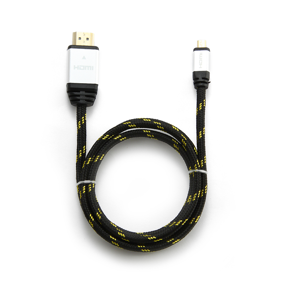 Кабель HDMI-microHDMI KONOOS (KCP-HDMIDnbk); v1.4; 1