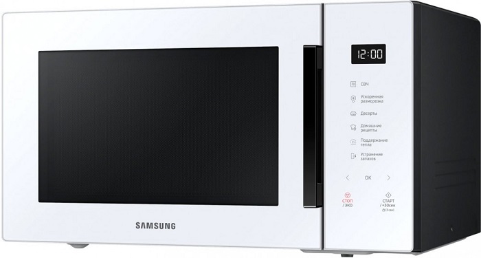 Микроволновая печь Samsung MS23T5018AW/BW; 800/1150 Вт;