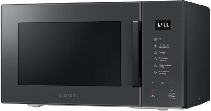 Микроволновая печь Samsung MG23T5018AC/BW; 800/1150 Вт;