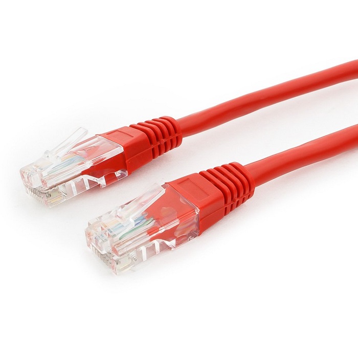 Патч-корд Cablexpert (PP12-2M/R); RJ-45; UTP 5e;