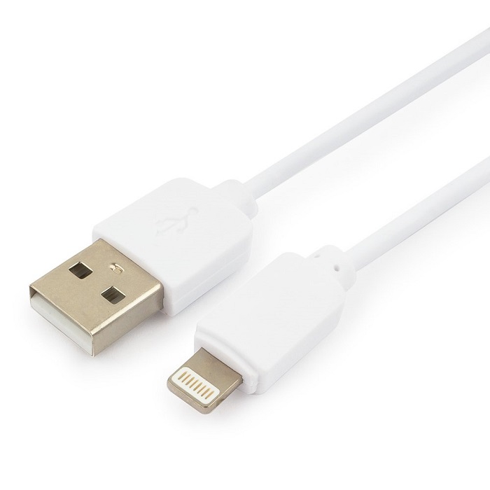 Кабель AM/Lightning Гарнизон (GCC-USB2-AP2-0.3M-W); 0.3 м;