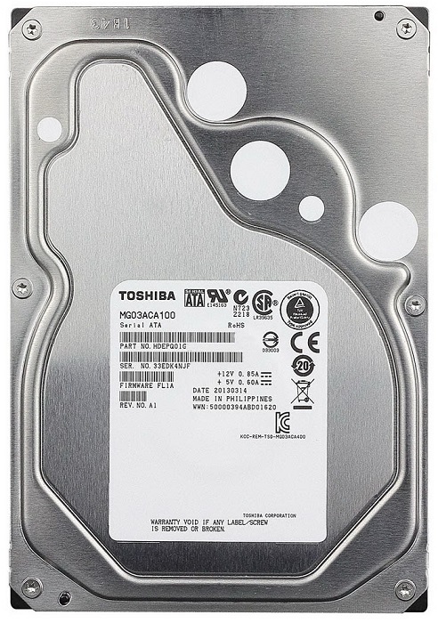 Жесткий диск 3.5" 1Тб Toshiba (MG03ACA100);