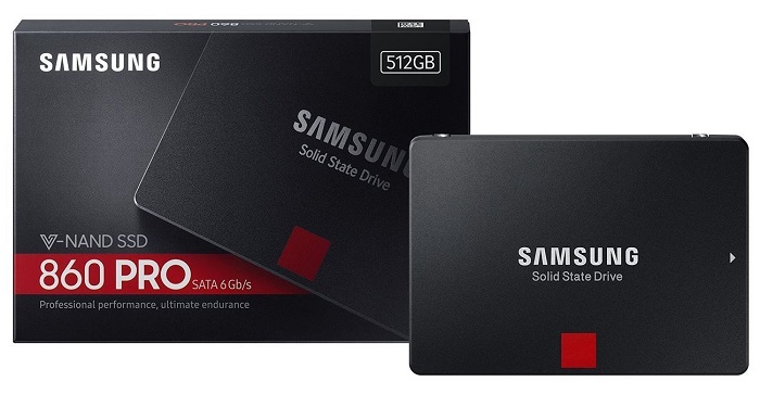 SSD-накопитель 2.5" 512Гб Samsung 860 PRO