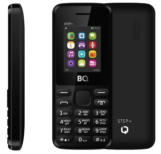 Мобильный телефон BQ Step+ Black (BQ-1831);