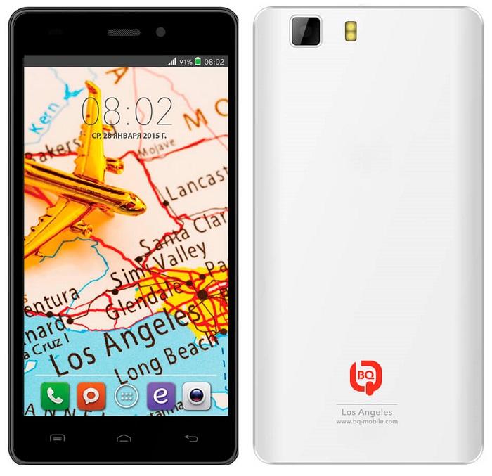 Смартфон BQ Los Angeles White (BQ-5006);