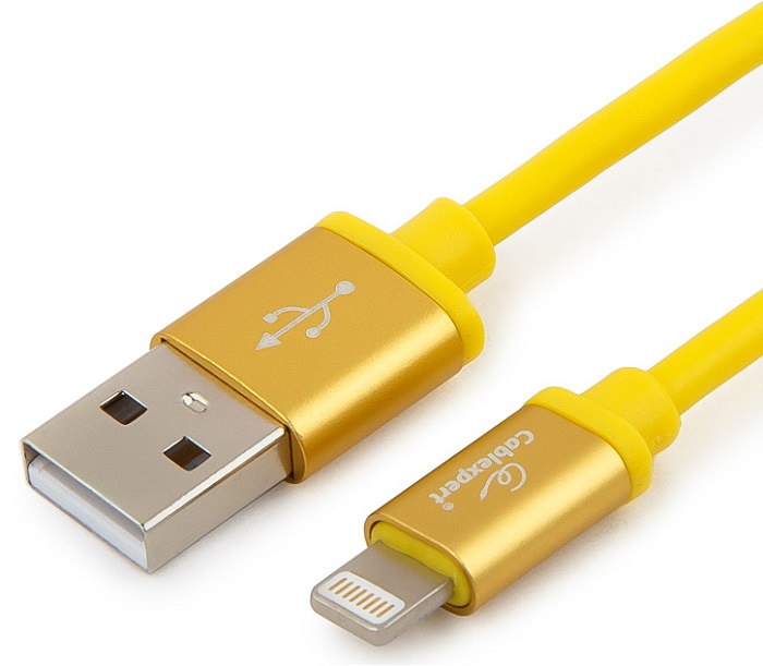 Кабель AM/Lightning Cablexpert Silver (CC-S-APUSB01Y-1M); 1