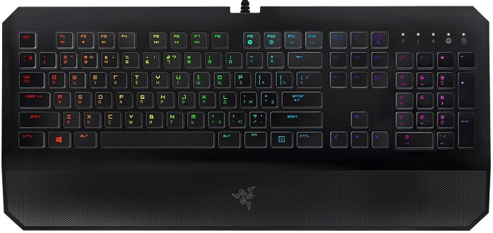 Клавиатура Razer DeathStalker Chroma (RZ03-01500700-R3R1); мембранная;