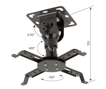 Кронштейн потолочный для проекторов Kromax PROJECTOR-10
