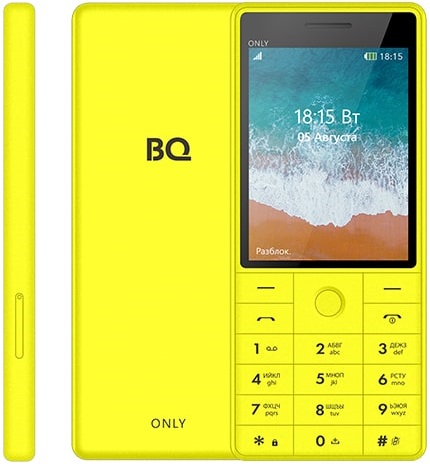 Мобильный телефон BQ Only Yellow (BQ-2815);