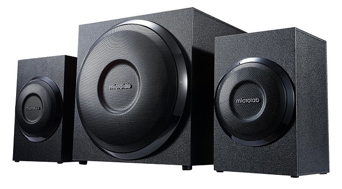 Колонки 2.1 Microlab M-110; 10 Вт;