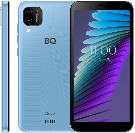 Смартфон BQ Clever 3/16Гб Sky Blue
