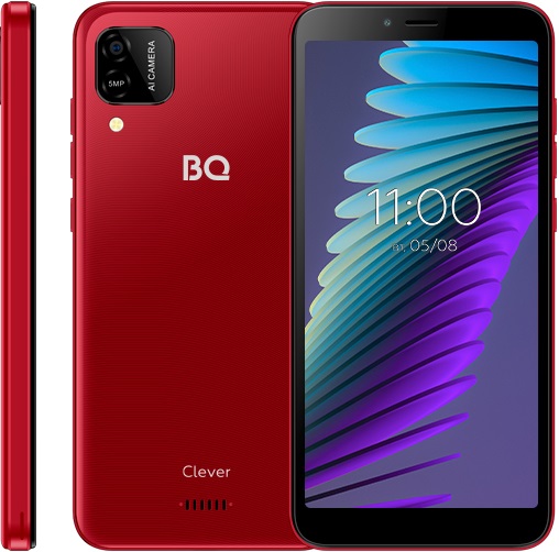Смартфон BQ Clever 3/16Гб Wine Red