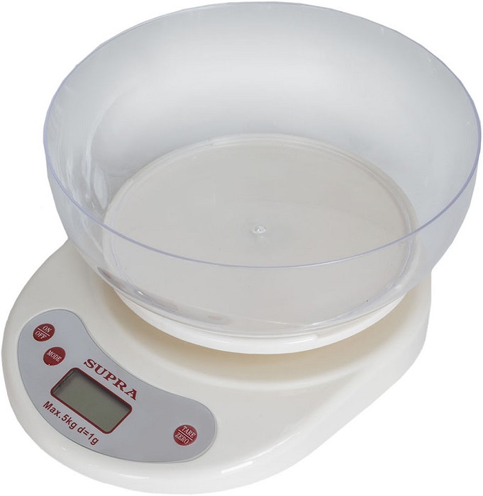 Весы кухонные с чашей Supra BSS-4515PB;