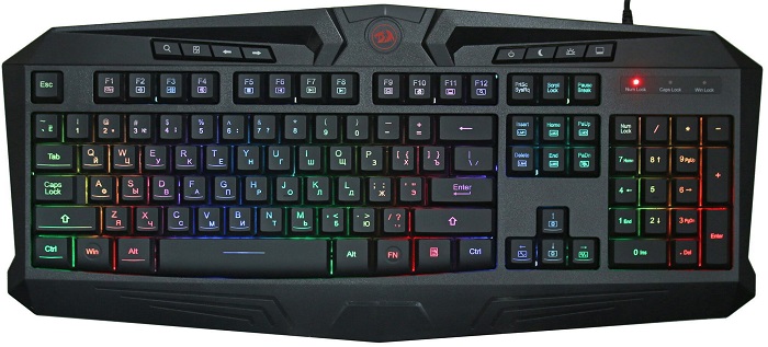 Клавиатура Redragon Harpe (75095); мембранная; 8