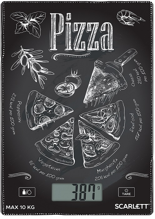 Весы кухонные Scarlett SC-KS57P66; 10 кг;