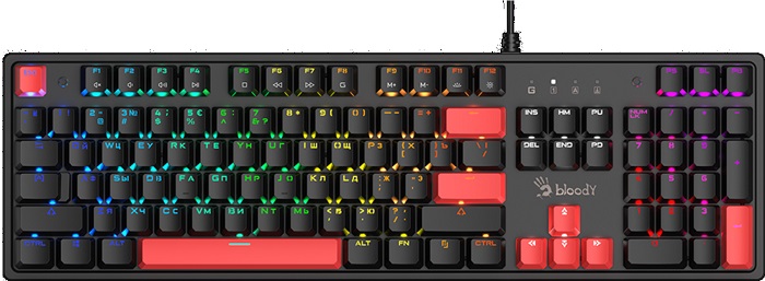 Клавиатура A4Tech Bloody S510N FIRE BLACK;