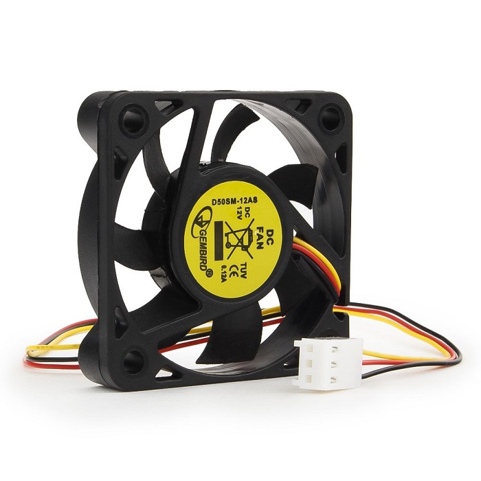 Вентилятор 50мм Gembird D50SM-12AS; втулка; 4500