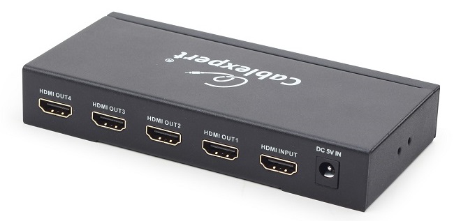 Видеосплитер HDMI Cablexpert DSP-4PH4-02; 4 порта;