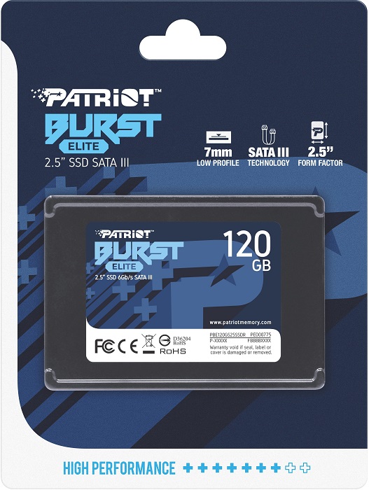 SSD-накопитель 2.5" 120Гб Patriot Burst Elite